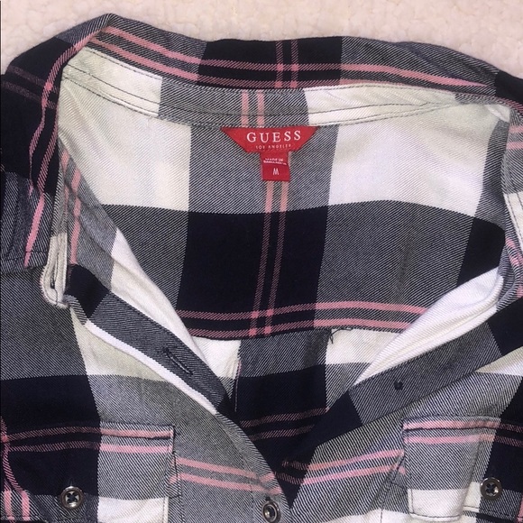 Guess Plaid Button Up Shirt - Picture 3 of 6